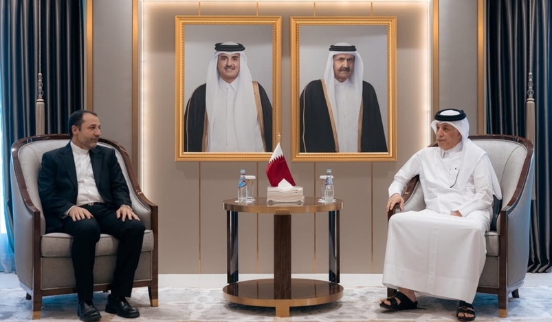 HH the Amir Receives Written Message from Iranian President